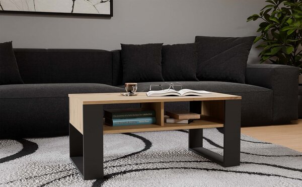 Konferenční stolek MODERN 2P dub artisan/antracit