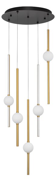 Rustikální lustr Acrobat 52 – LED
