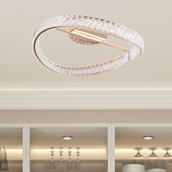Zuma Line MX3317-1-3GT LED přisazené stropní svítidlo GANO | 36W integrovaný LED zdroj | 3000K