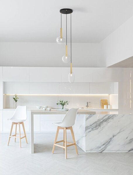Designový lustr Amelia 24 zlaté – G9