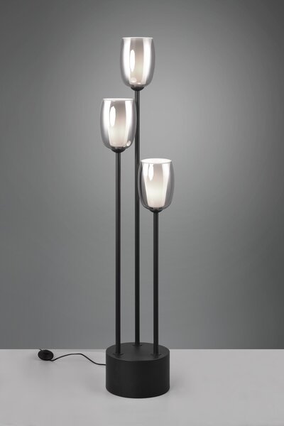 Trio SELECT T417500354 stojací lampa BARRET E14
