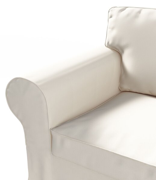 Potah na křeslo IKEA Ektorp barva béžová látka pletený vzor