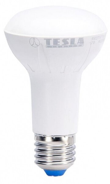 TESLA lighting Tesla - LED žárovka Reflektor R63, E27, 7W, 230V, 560lm, 30 000h, 3000K teplá bílá, 180°