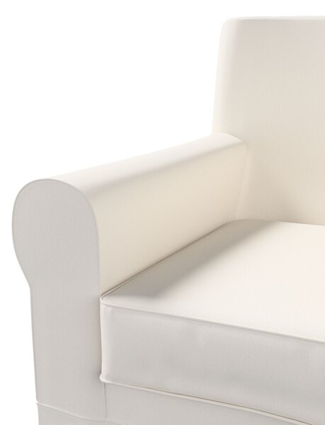 Potah na křeslo IKEA Ektorp Jennylund barva béžová látka pletený vzor