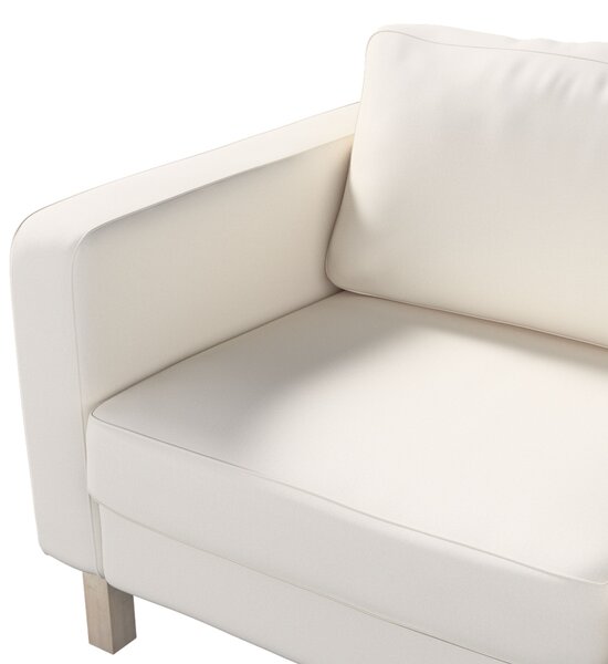 Potah na pohovku IKEA Karlstad 2-místná, nerozkládací, krátký barva béžová látka pletený vzor