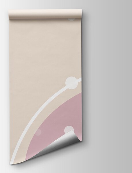 Fototapeta Bílé a růžové pozadí, Abstraktní fototapety, Populární fototapety, t00729v1 - Tapeko.co.cz