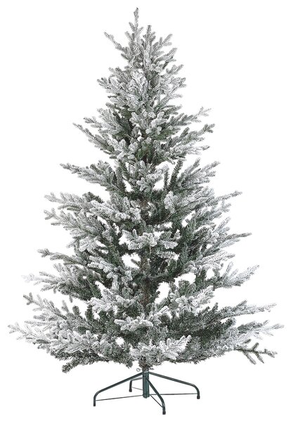 Zasněžený umělý vánoční stromeček BRISCO 180 cm Bílá