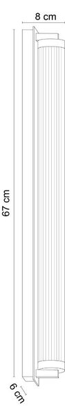 Zuma Line 002177-029995 LED nástěnné svítidlo COMO integrovaný LED zdroj