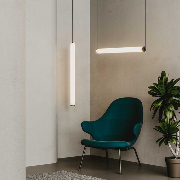 Aromas Tube LED závěsné svítidlo Černá