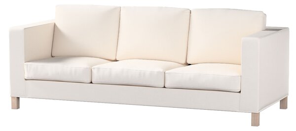 Potah na pohovku IKEA Karlanda 3-místná nerozkládací, krátký barva béžová látka pletený vzor