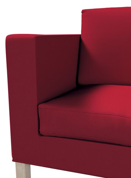 Potah na pohovku IKEA Karlanda 2-místná, krátký barva červená látka pletený vzor