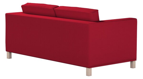 Potah na pohovku IKEA Karlanda rozkládací, krátký barva červená látka pletený vzor