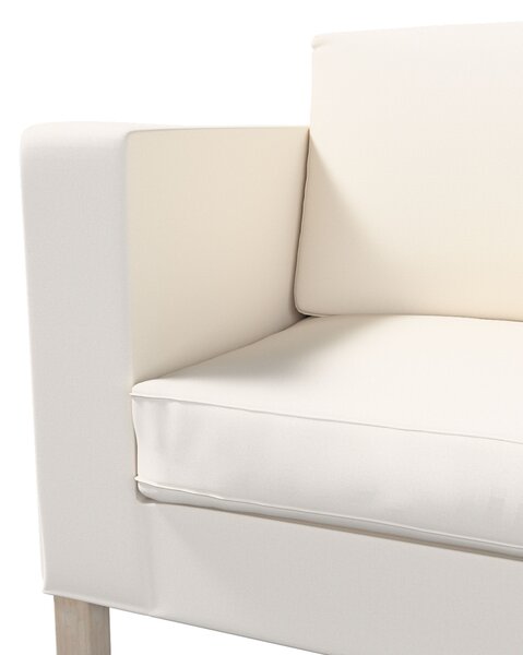Potah na pohovku IKEA Karlanda rozkládací, krátký barva béžová látka pletený vzor