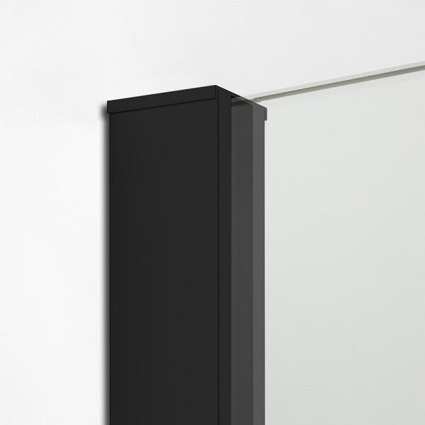 New Trendy New Modus Black sprchová zástěna walk-in 30 cm černá matný/průhledné sklo EXK-5570