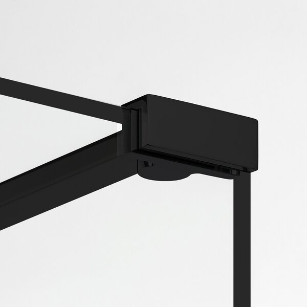 New Trendy New Modus Black sprchová zástěna walk-in 30 cm černá matný/průhledné sklo EXK-5570
