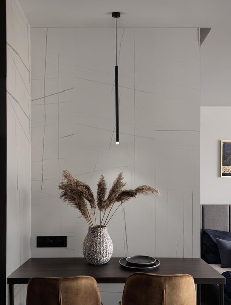 Moderní lustr Dandia 8 černé – LED