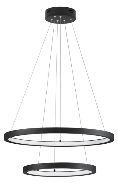 LED lustr Empatia 100 černé – Černá