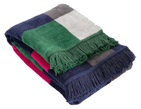 Deka Cotton Cloud 150x200cm Leaf&Fuchsia
