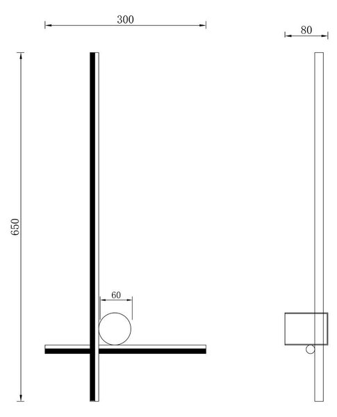 Zuma Line 003064-030964 LED nástěnné svítidlo MILL integrovaný LED zdroj