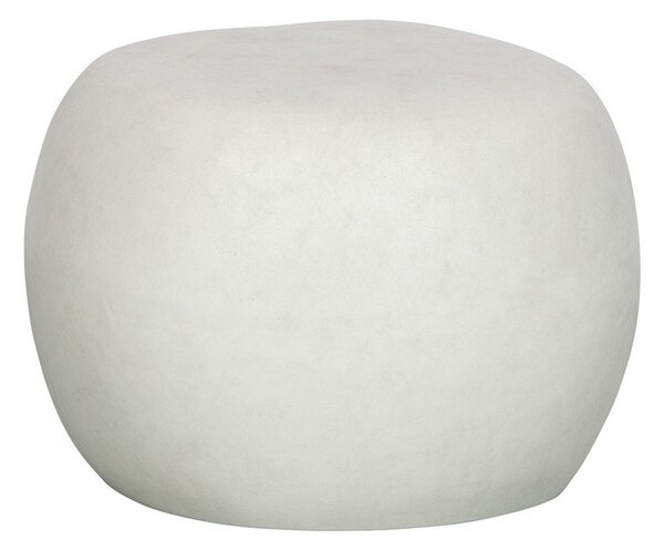 Bílý kulatý konferenční stolek ø 50 cm Pebble – vtwonen
