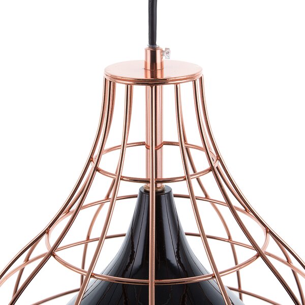 Závěsná lampa TRESA Kov Černá