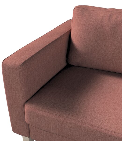 Potah na pohovku IKEA Karlstad, 3-místná, rozkládací barva hnědá látka pletený vzor