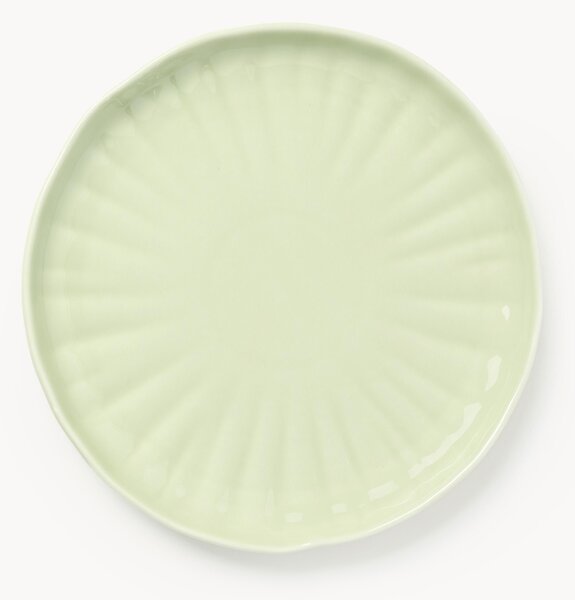 Sada porcelánových mělkých talířů s reliéfem Sali, 4 díly