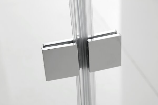 Hagser Anke vanová zástěna 120 cm třídílný chrom lesk/čiré sklo HGR40000023