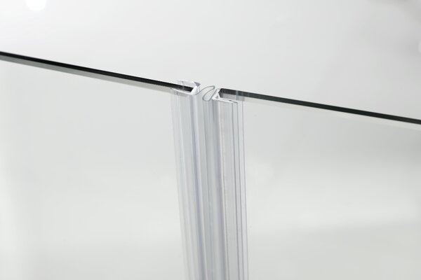 Hagser Anke vanová zástěna 120 cm třídílný chrom lesk/čiré sklo HGR40000023
