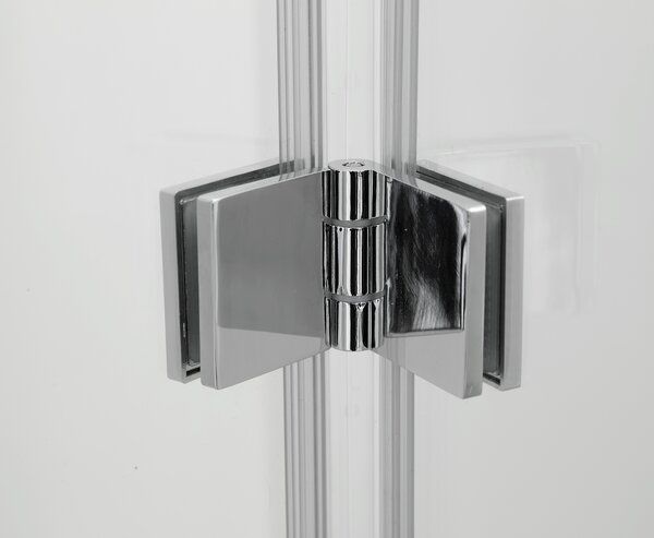 Hagser Anke vanová zástěna 120 cm třídílný chrom lesk/čiré sklo HGR40000023