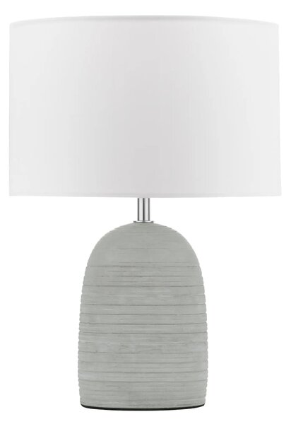Rustikální stolní lampa Chempo – Šedá