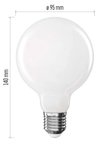 EMOS LED žárovka Filament 7,8W E27 Barva světla: Teplá bílá ZF2D52