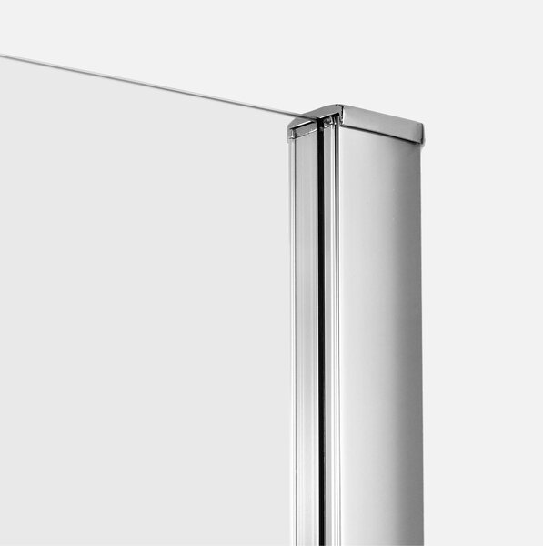 New Trendy Prime sprchový kout 100x80 cm obdélníkový chrom lesk/průhledné sklo K-0905