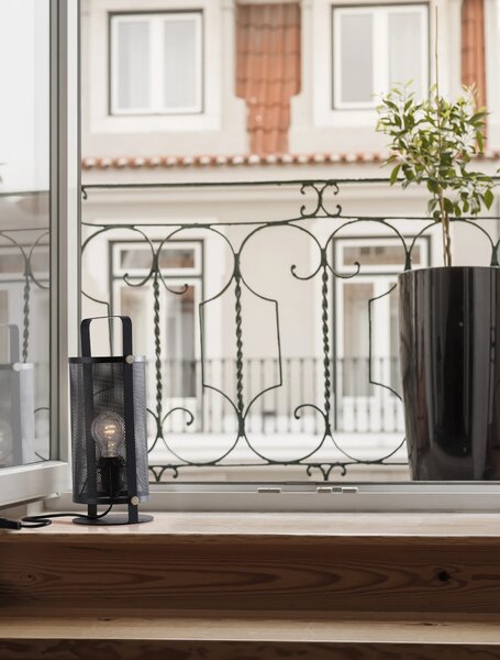 Rustikální stolní lampa Ian – E27