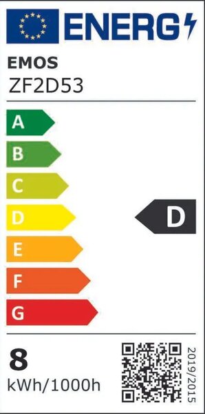 EMOS LED žárovka Filament 7,8W E27 Barva světla: Teplá bílá ZF2D52