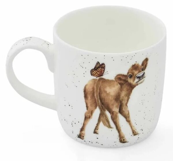 Porcelánový hrnek Telátko a tulipány 310 ml