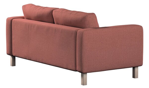 Potah na pohovku IKEA Karlstad 2-místná, nerozkládací, krátký barva hnědá látka pletený vzor