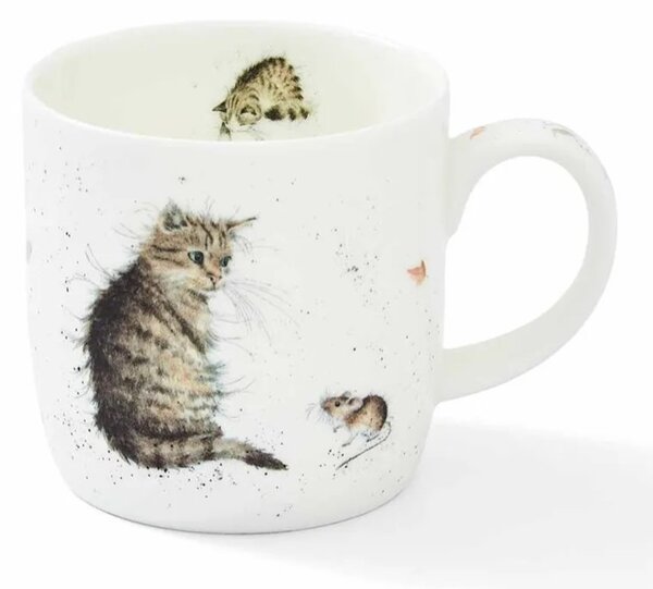 Porcelánový hrnek Kočka a myš 310 ml