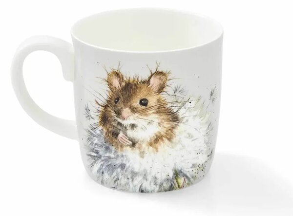 Velký porcelánový hrnek Myška na pampelišce 400 ml