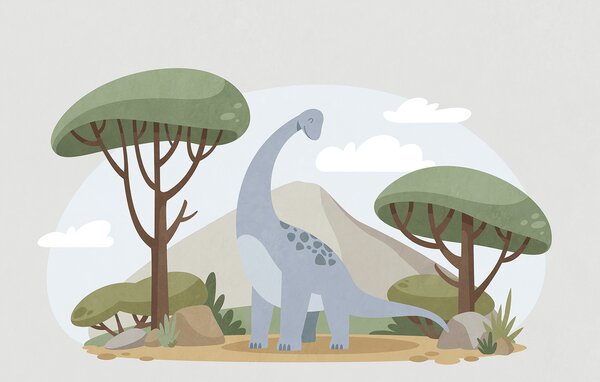 Fototapeta Kresba dinosaura, Fototapety s dinosaury, Populární fototapety, t00738 - Tapeko.co.cz
