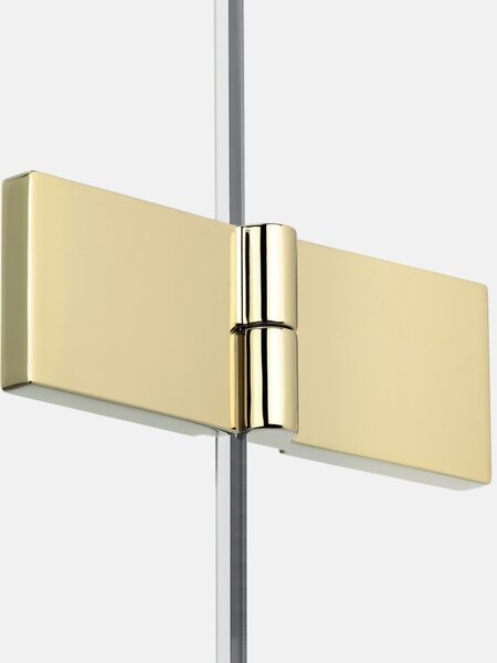 New Trendy New Soleo Light Gold sprchový kout 90x90 cm čtvercový zlatá lesk/průhledné sklo K-1909