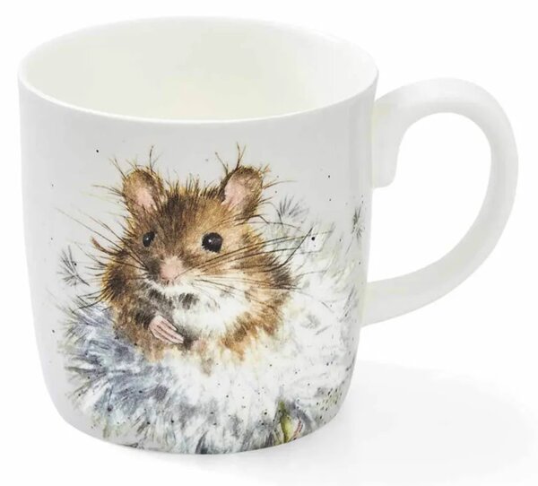 Velký porcelánový hrnek Myška na pampelišce 400 ml