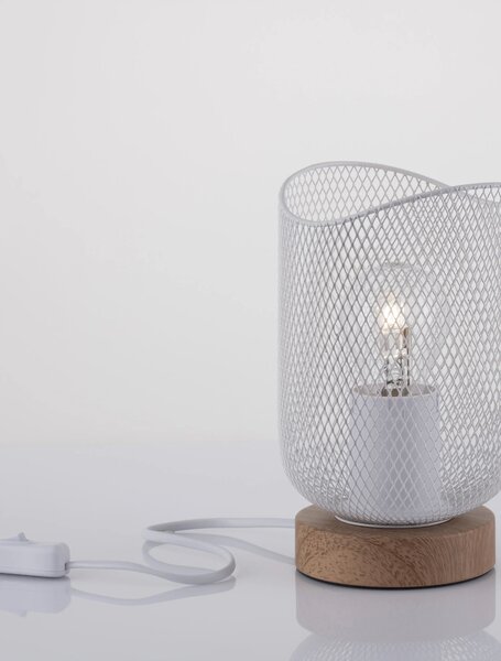 Designová stolní lampa Lyron 12 bílé – Bílá