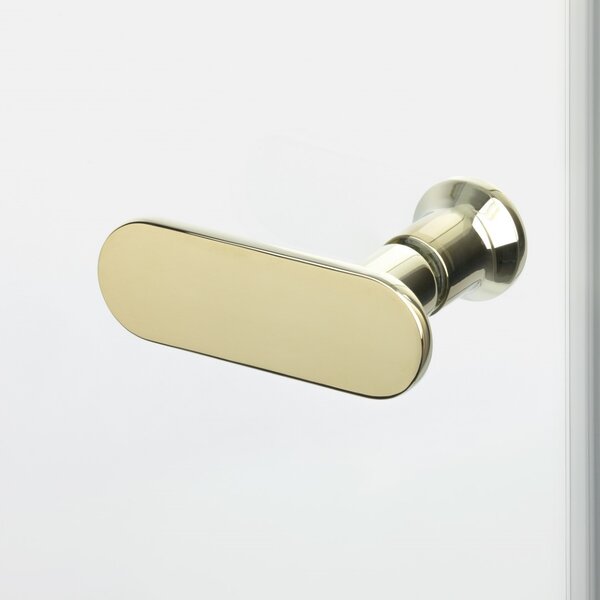 New Trendy New Soleo Light Gold sprchový kout 90x90 cm čtvercový zlatá lesk/průhledné sklo K-1882