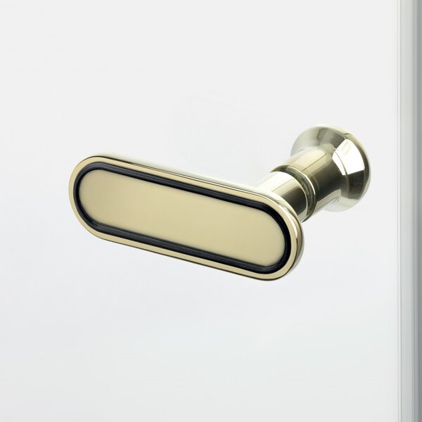 New Trendy New Soleo Light Gold sprchový kout 90x90 cm čtvercový zlatá lesk/průhledné sklo K-1909