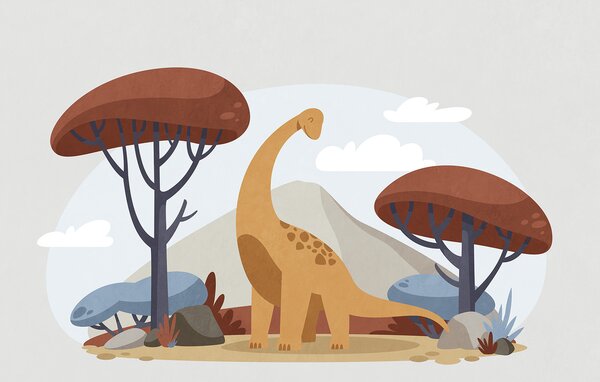 Fototapeta Kresba dinosaura, Fototapety s dinosaury, Populární fototapety, t00738v2 - Tapeko.co.cz