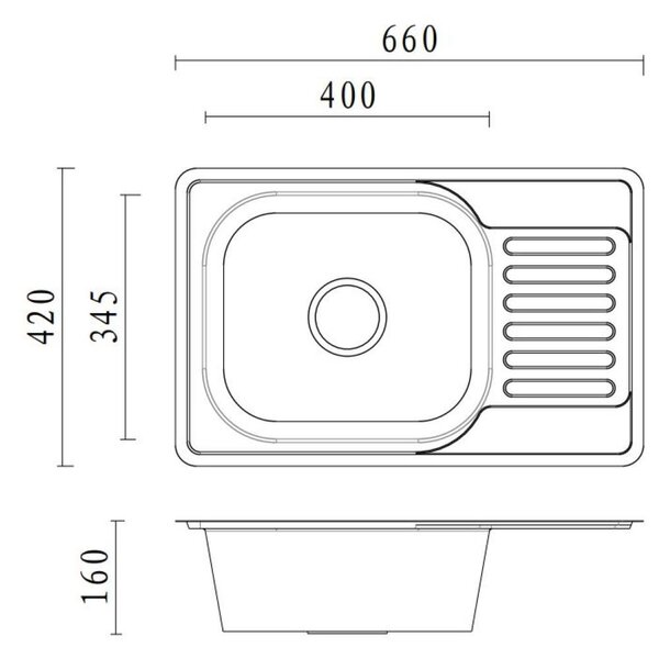 Quadron Eddie 111 dřezy s baterií ocel/ocel HD111LEN6642_3623500_BS