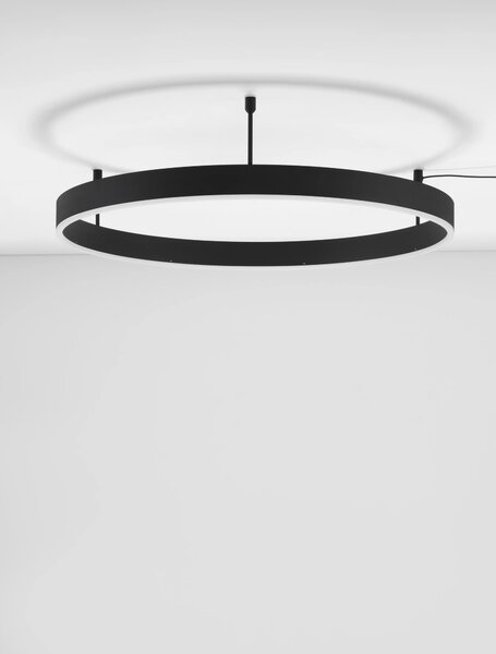 Stropní svítidlo LED se stmíváním Motif 80 černé – Černá