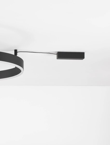 Stropní svítidlo LED se stmíváním Motif 60 černé – Černá
