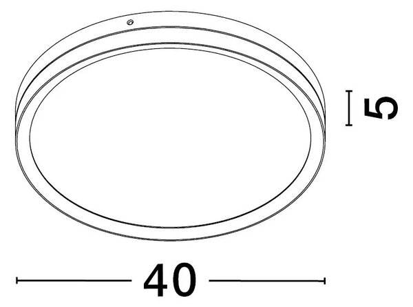 LED stropní svítidlo Cantria 40